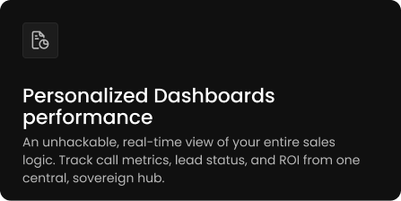 Personalized Dashboards